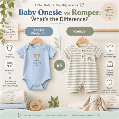 Baby Onesie vs Romper: What’s the Difference?