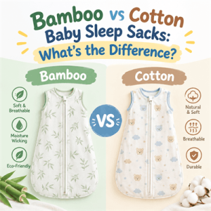 Bamboo vs Cotton Baby Sleep Sack: What’s the Difference?