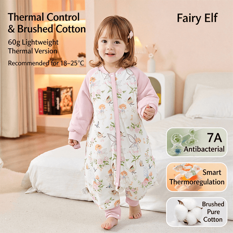 Wholesale Padded Cotton Baby Toddler Sleep Sack with Legs For Winter